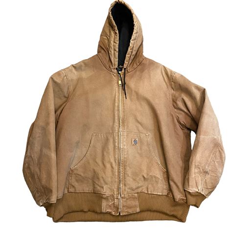 USED CARHARTT DUCK ACTIVE JACKET XL BROWN | new&usedclothing MOTHEREARTH
