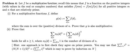 A Function Which Is Multiplicative but Not Totally Multiplicative Example 的图像结果