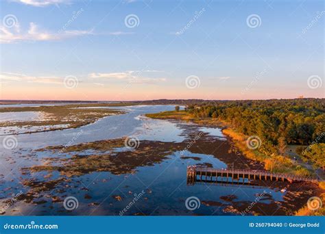 Bayfront Park on the Eastern Shore of Mobile Bay at Sunset in Daphne ...