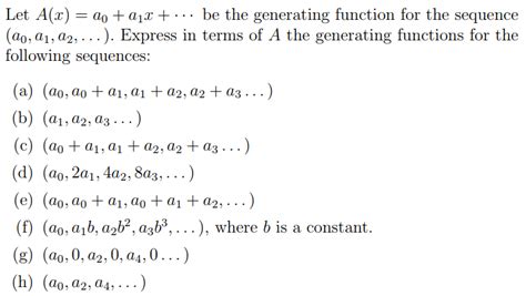 Image result for Generating Function 1 X