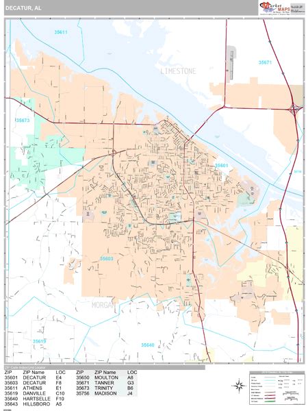 Image result for Decatur Alabama City Map