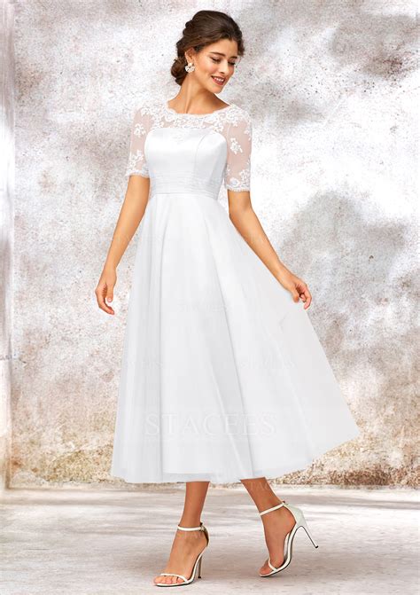 Simple Short Wedding Dresses With Sleeves 60 Stunning Short Wedding