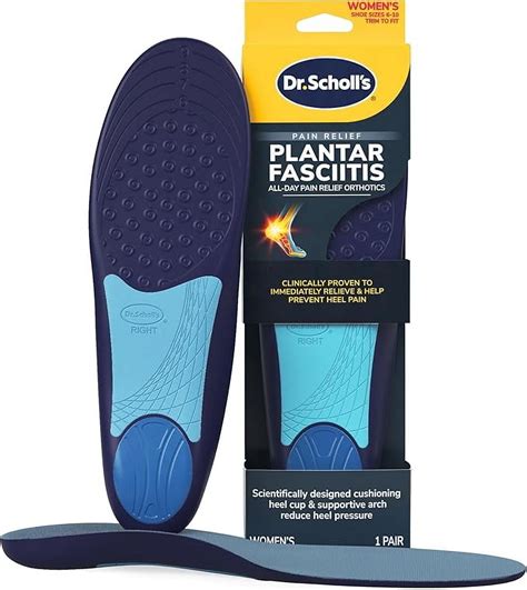 Dr. Scholl's Plantar Fasciitis Pain Relief Arch Support Orthotics,Women ...