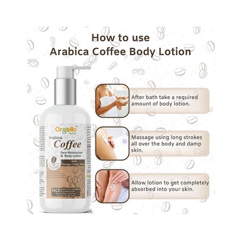 Orgello Arabica Coffee Body Lotion (300ml) - Cureka - Online Health ...