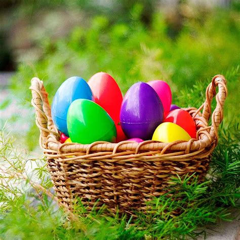 Buy FUN LITTLE TOYS 36 Pieces 3.1 Plastic Easter Eggs, Bright Colors ...