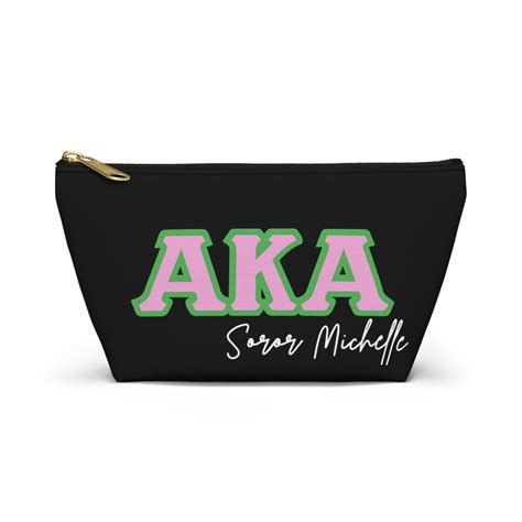 Custom AKA Toiletry Bag Alpha Kappa Alpha Makeup Bag Personalized AKA ...