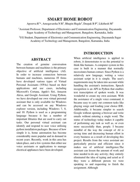 Image result for AI Assistant Robot with Arduino and Python