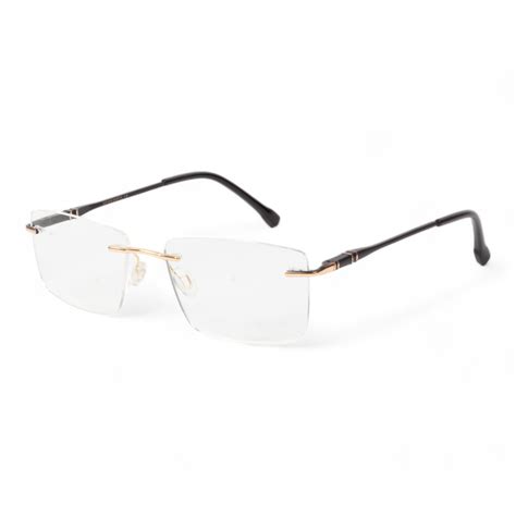 Buy Spexwale Rectangular Rimless Eyeglasses for Men & Women (224123 ...
