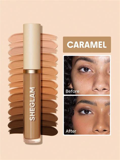 SHEGLAM Like Magic 12Hr Full Coverage Concealer-Caramel Matte Liquid ...