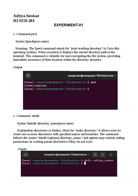 Aditya OSExp 1-1 - Operating system experiment 1 - Aditya Sonkar B3 SEB ...