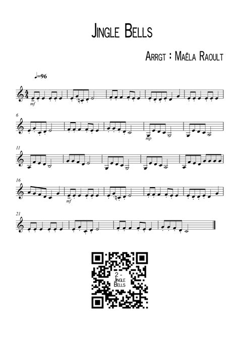 Jingle Bells - Clarinet & piano (arr. Maëla Raoult) by Maëla Raoult ...