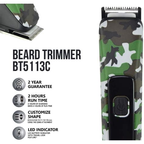 Buy Havells bt5113c trimmer 120 min runtime 9 length settings green