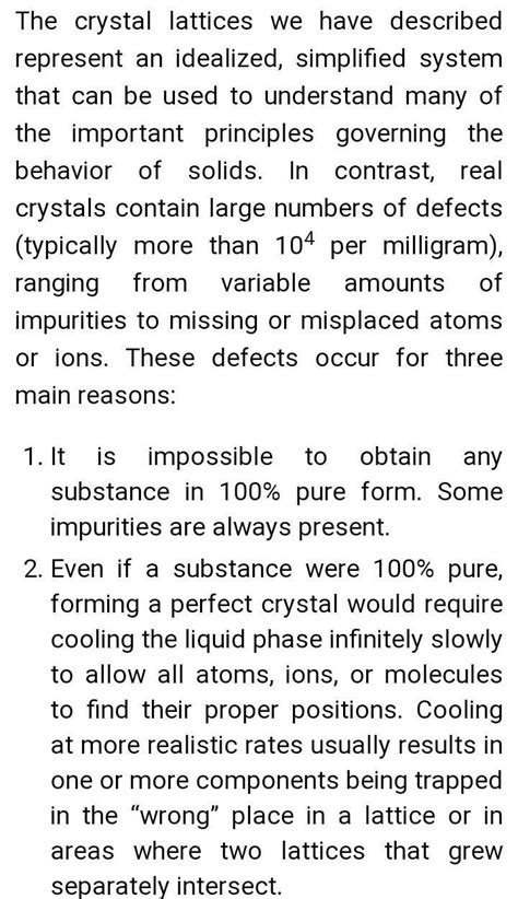 What are changes produced in defectal crystal - Brainly.in