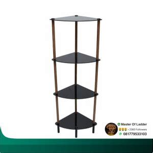 Jual Rak Sudut Kaca 4 Tingkat Krisbow 28x28x104cm - Kota Surabaya ...
