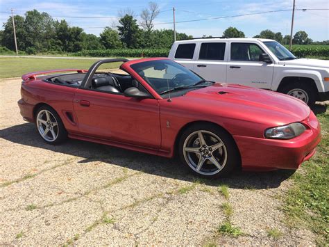Haven't seen many of these on here. This is my 96 SVT Cobra convertible : r/Mustang