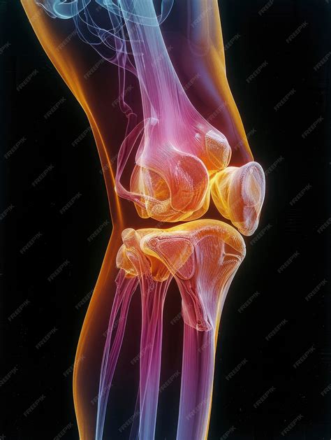 Premium Photo | Anatomy of the Knee Joint Detailed Medical Illustration ...