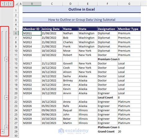 Image result for Create an Automatic Outline Excel