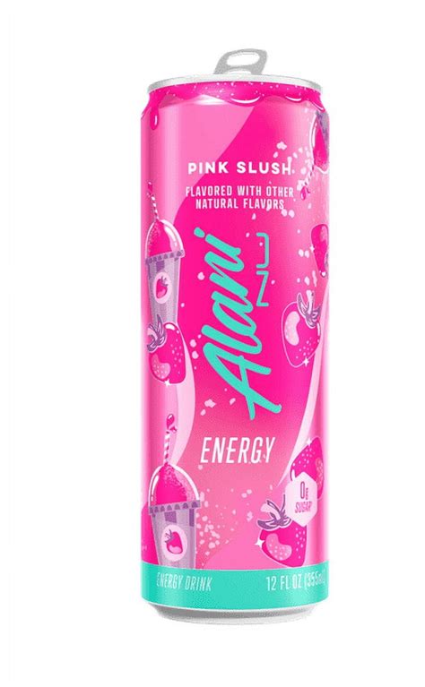 Alani Nu Energy Drink - Fast Boost, Pink Slush Flavor, Zero Sugar ...