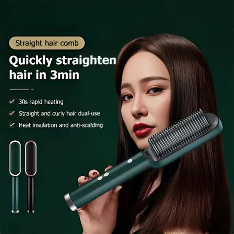 Professional Electric Hair Straightener Comb Brush – Uniqly