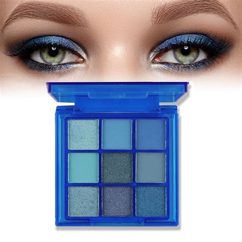 Blue Eyeshadow Palette Glitter Eyeshadow Royal Blue Eye Shadow Pallets ...