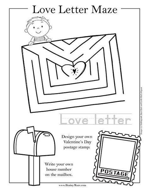 Valentine's Day Mazes | Valentines printables free, Valentines school ...