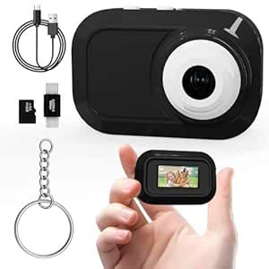 Buy Mini Keychain Camera with 14M 1080P FHD, Mini Pocket Digital Camera ...
