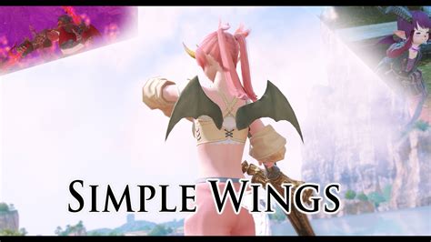Simple Wings | XIV Mod Archive