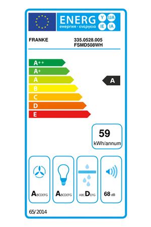 Hotte décorative murale Franke SMART DECO FSMD 508 Blanc - 669876 | Darty