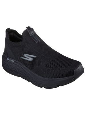 Buy SKECHERS Max Cushioning Delta Black Walking Slip On Online