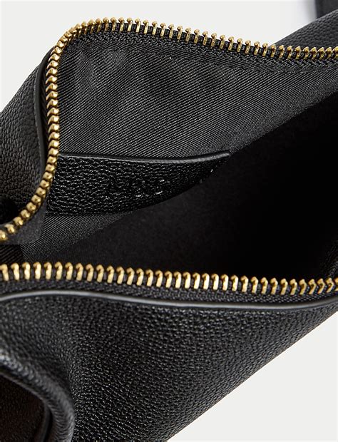 Buy Faux Leather Mini Cross Body Bag at Marks & Spencer