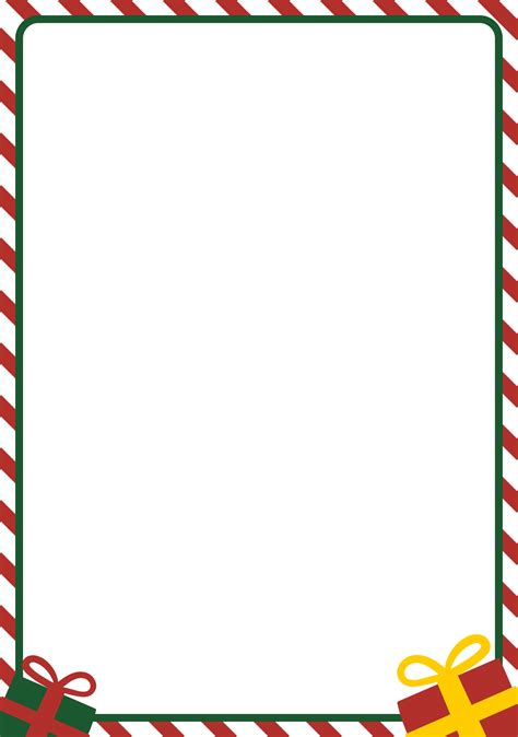 Christmas Borders Clipart Free Printable - Printable Free Templates
