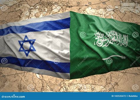 Saudi Arabia and Israel stock illustration. Illustration of country ...