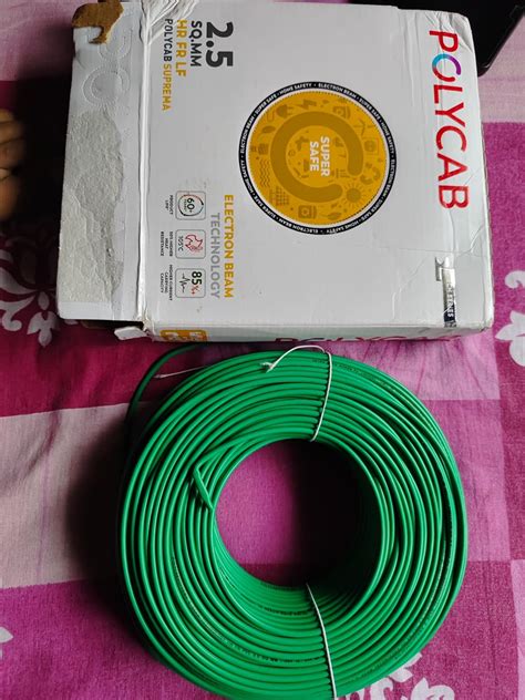 Polycab Suprema 4 sqmm Electron beam technology housewire|405C heat ...