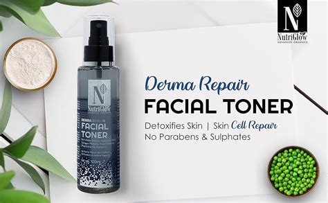 Buy NutriGlow Advanced Organics Derma Repair Facial Toner For Skin ...