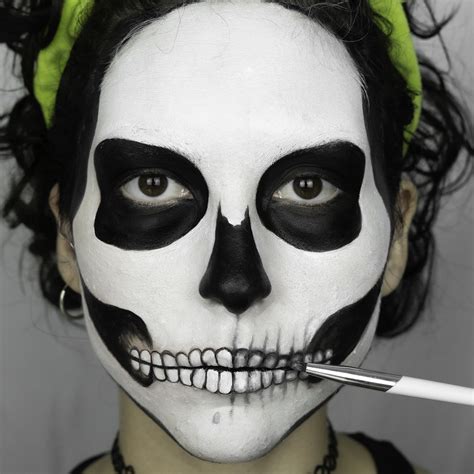 Skeleton Face Painting Designs