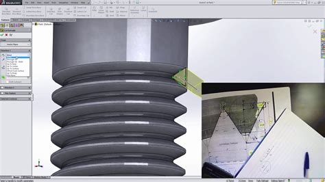 How to Design Threads in SolidWorks 的图像结果