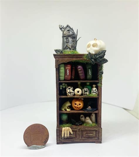24th Scale Light up Halloween Cabinet Ooak Handmade Collectable ...