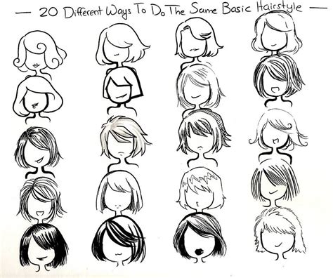 hairstyle drawing easy