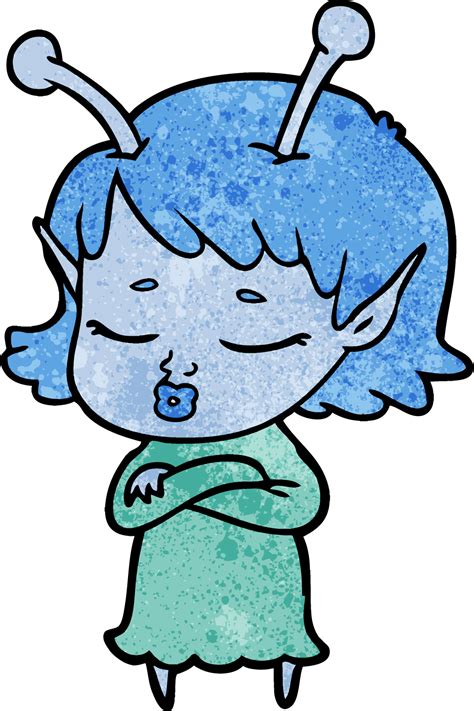 Alien Girl Drawing 的图像结果