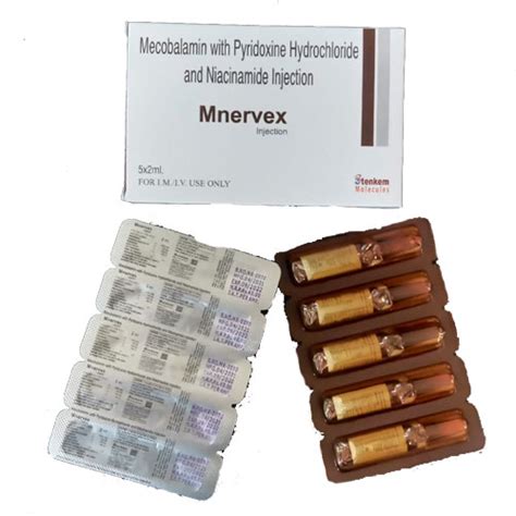 MNERVEX Injection Stenkem Molecules Pvt. Ltd.