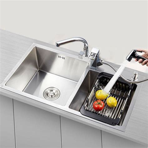 Stainless Steel Expandable Kitchen Sink Dish Drainer — DeoDap