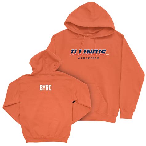 NIL Store | Illinois Wrestling Orange Legacy Hoodie - Lucas Byrd