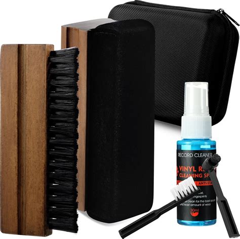 Amazon.com: Ziliny 6 Pcs Vinyl Record Cleaning Kit Includes Nylon ...