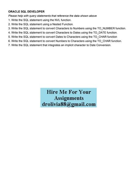 Image result for Oracle SQL Statements