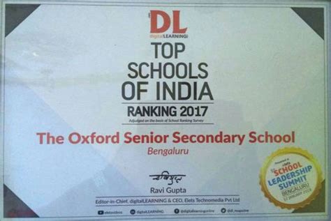 The Oxford Senior Secondary School