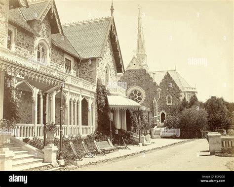 France, neo-Gothic house, A. Davanne & Aleo, M. Aleo Stock Photo - Alamy