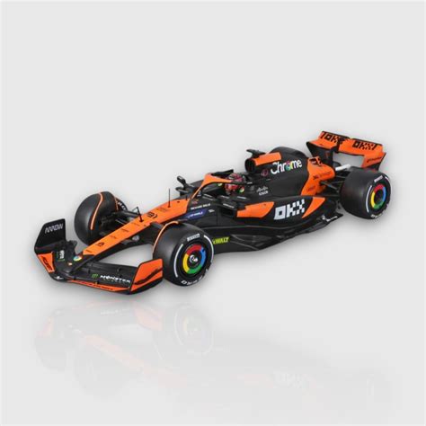 Oscar Piastri Mclaren MCL 38 Miami GP Livery with Acrylic Box 1:43 ...