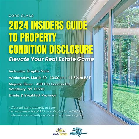 2024 Insiders Guide to Property Condition Disclosure, 498 Old Country ...
