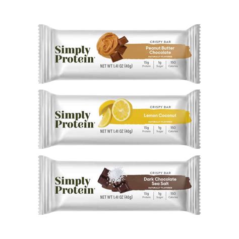 Simply Protein Crispy Bars Variety – ZHICAY FOODS