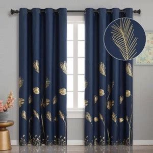Tample Fab 214 cm (7 ft) Polyester Room Darkening Door Curtain (Pack Of ...